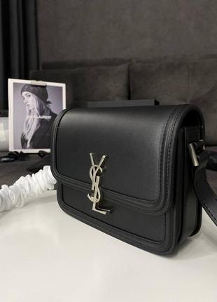 Yves saint laurent small solferino black/silver3 фото