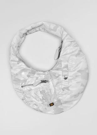 Handmade alpha industries hobo bag/ сумка из нейлона1 фото