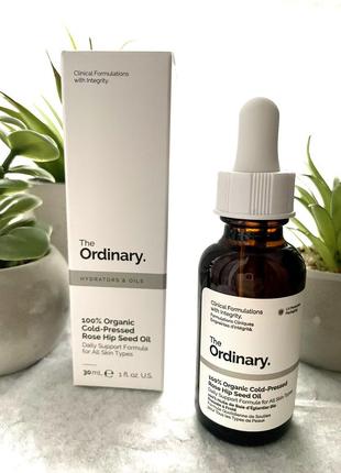 Масло для лица the ordinary 100% rose-hip seed oil 30 ml