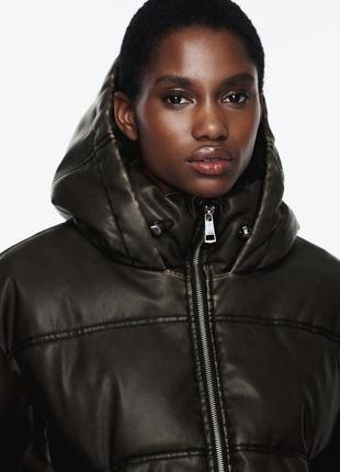 Пуховик вкорочений zara2 фото
