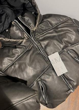 Пуховик вкорочений zara9 фото