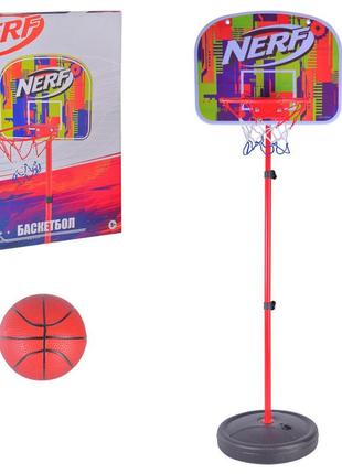 Детский игровой баскетбольный набор bambi nf706 стойка с мячом и насосом от imdi