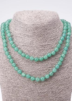 Бусы нефрит