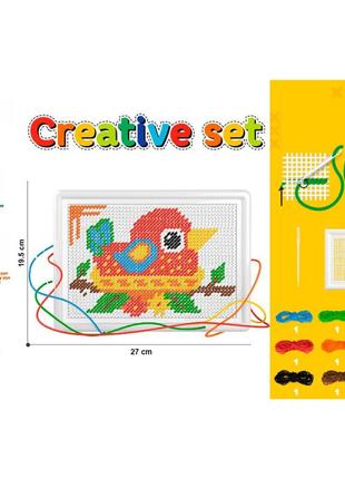 Іграшка для дитячої творчості "вишиваночка технок", арт.6313txk від lamatoys3 фото