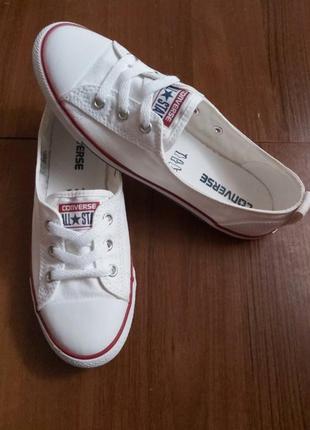 Кеди, балетки converse 23,5 - 24 см2 фото