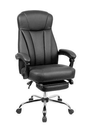 Крісло офісне smart grey екошкіра