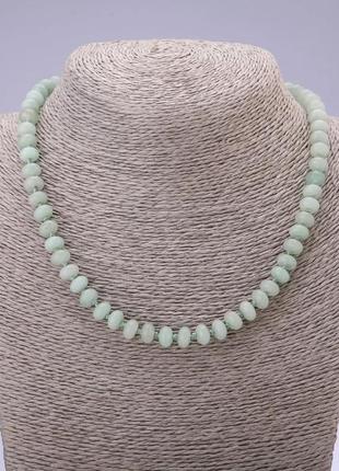 Бусы нефрит