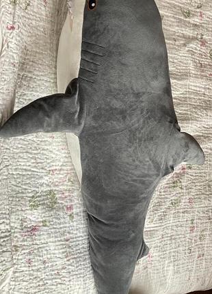 Мягкая игрушка акула 80 см