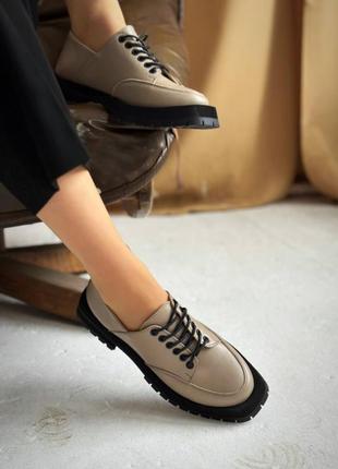 Стильные туфли на шнуровке6 фото