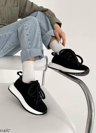 Кроссовки с массивными шнурками3 фото