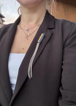 Брошь колосок пшеницы 🌾, колос, патриотическая