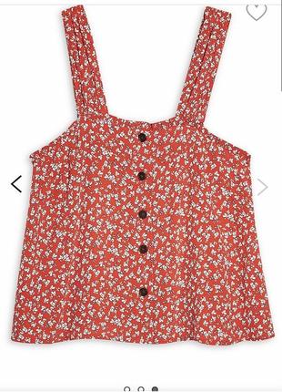 Топ майка з гудзиками від topshop