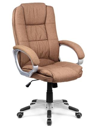 Комп'ютерне офісне крісло marseille  textile brown1 фото
