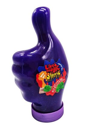 В'язка маса, слайм "like magic slime" lms-01-01u 300 гр (фіолетовий) від lamatoys1 фото
