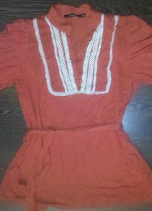 Блуза топ з мереживом р хс-с-м