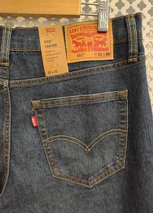 Джинси levi's levis 502 taper оригінал4 фото