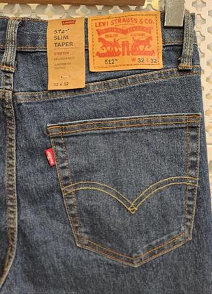 Джинсы levi's levis 512 slim taper оригинал4 фото