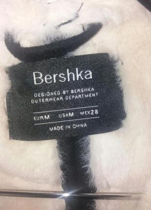 Дубленка косуха из замши bershka4 фото