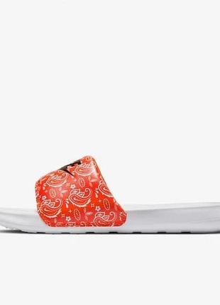 Тапки жен. nike w victori one slide print (арт. cn9676-800)3 фото