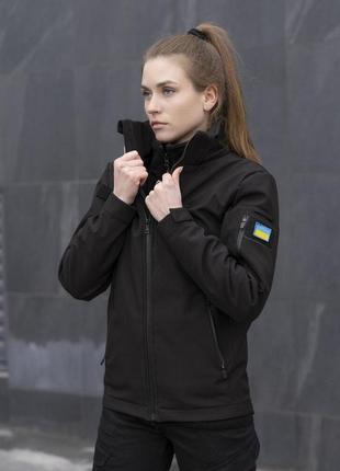Куртка pobedov motive женский, черный3 фото