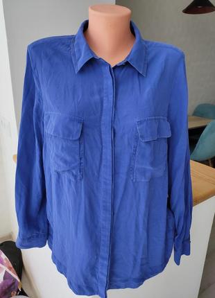 100/ натуральний шелк ❤️❤️ блуза ❤️❤️пог 60см2 фото