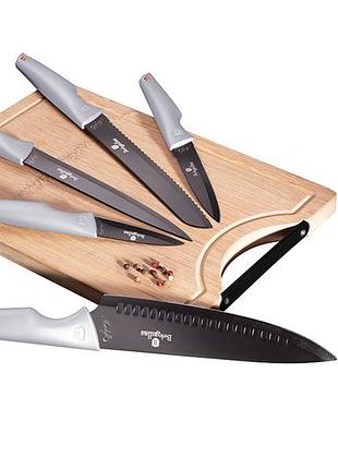 Набір ножів із 6 предметів berlinger haus moonlight collection (bh-2833)