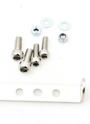 Кріплення kb для багажника сріблястий (u-plate)