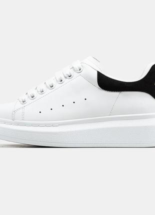 Женские кроссовки alexander mcqueen white black 38