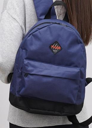 Стильний рюкзак на кожен день колір чорний рюкзак повсякденний матеріал текстиль рюкзак міський унісекс10 фото