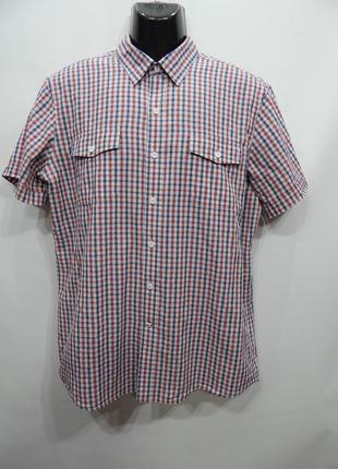Мужская рубашка с коротким рукавом izod р.50-52 208дрбу ( в одном  размере, только 1 шт)