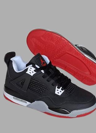 Кросівки підліткові nike air jordan 4 retro.найк джордан 4  весна/літо/осінь