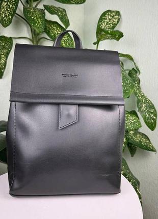 Стильний жіночий рюкзак-сумка-трансформер-великий і місткий рюкзак-сумка чорний