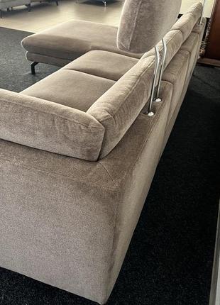 Виставковий великий диван реклайнер тканина zehdenick3 фото