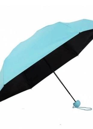 Женский карманный мини-зонтик umbrella с футляром3 фото