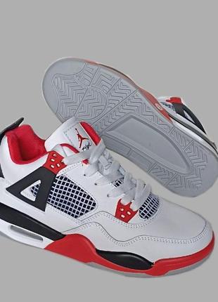 Кроссовки подростковые nike air jordan 4 retro.найк джордан 4 весна. лето. осень5 фото