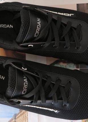 Jordan крейзі чорна сітка літні чоловічі або підліткові кросівки в стилі джордан сітка шкіра5 фото