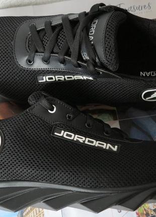 Jordan крейзі чорна сітка літні чоловічі або підліткові кросівки в стилі джордан сітка шкіра8 фото