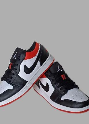 Кроссовки подростковые nike air jordan 1 . найк джордан 1. кожанные4 фото