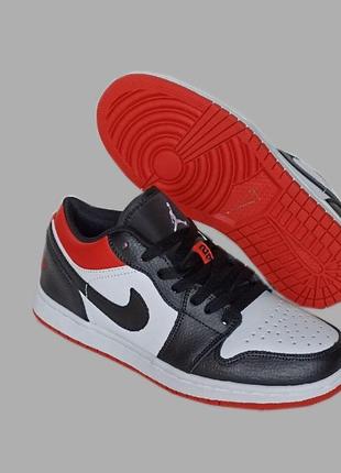 Кроссовки подростковые nike air jordan 1 . найк джордан 1. кожанные2 фото