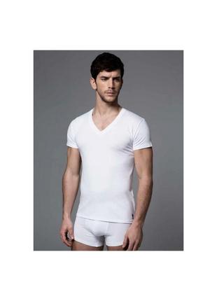 Домашній одяг u.s. polo assn — футболка чоловіча 80086 біла, s 1 шт.