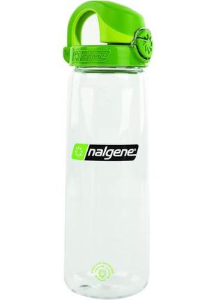 Пляшки для води nalgene otf sustain прозорі/зелені 0,65 л