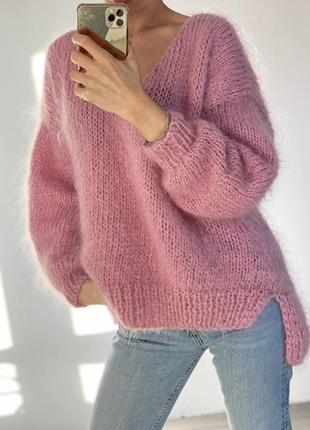 Базовий светр оверсайз з мохера