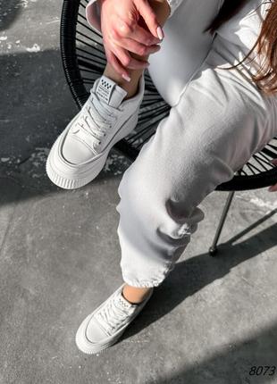 Распродажа 39рр кроссовки женские ladi белые экокожа9 фото