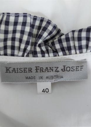 Kaiser franz josef вінтажна бавовняна баварська блуза сорочка австрія /8223/4 фото