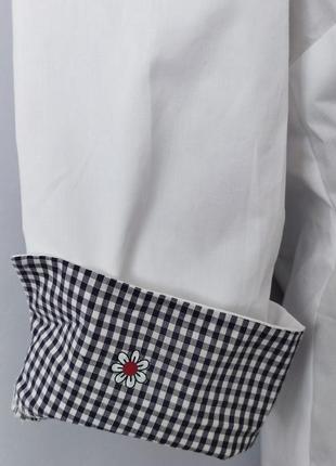 Kaiser franz josef вінтажна бавовняна баварська блуза сорочка австрія /8223/3 фото