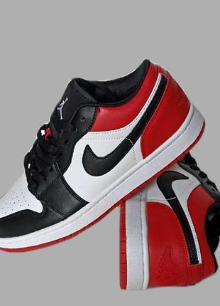 Кроссовки унисекс nike air jordan 1 . найк джордан 1. кожанные