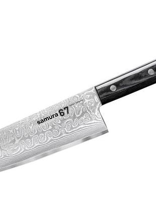 Нож кухонный сантоку 175 мм samura 67 damascus (sd67-0094m)