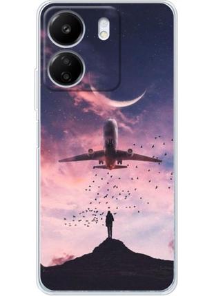 Чохол boxface для xiaomi redmi 13c/poco c65 airplane (код товару: 34547)