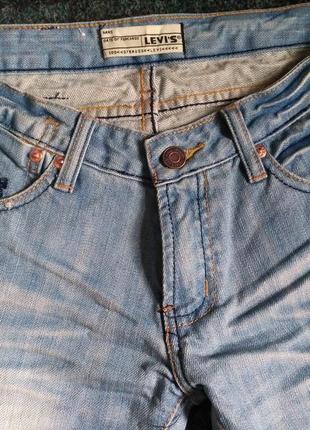 Levis джинсовые бриджи, шорты w 27, 293 фото