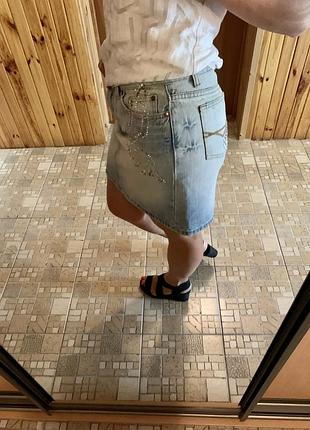 Джинсовая юбка 100% катон 💙denim 💙 3
